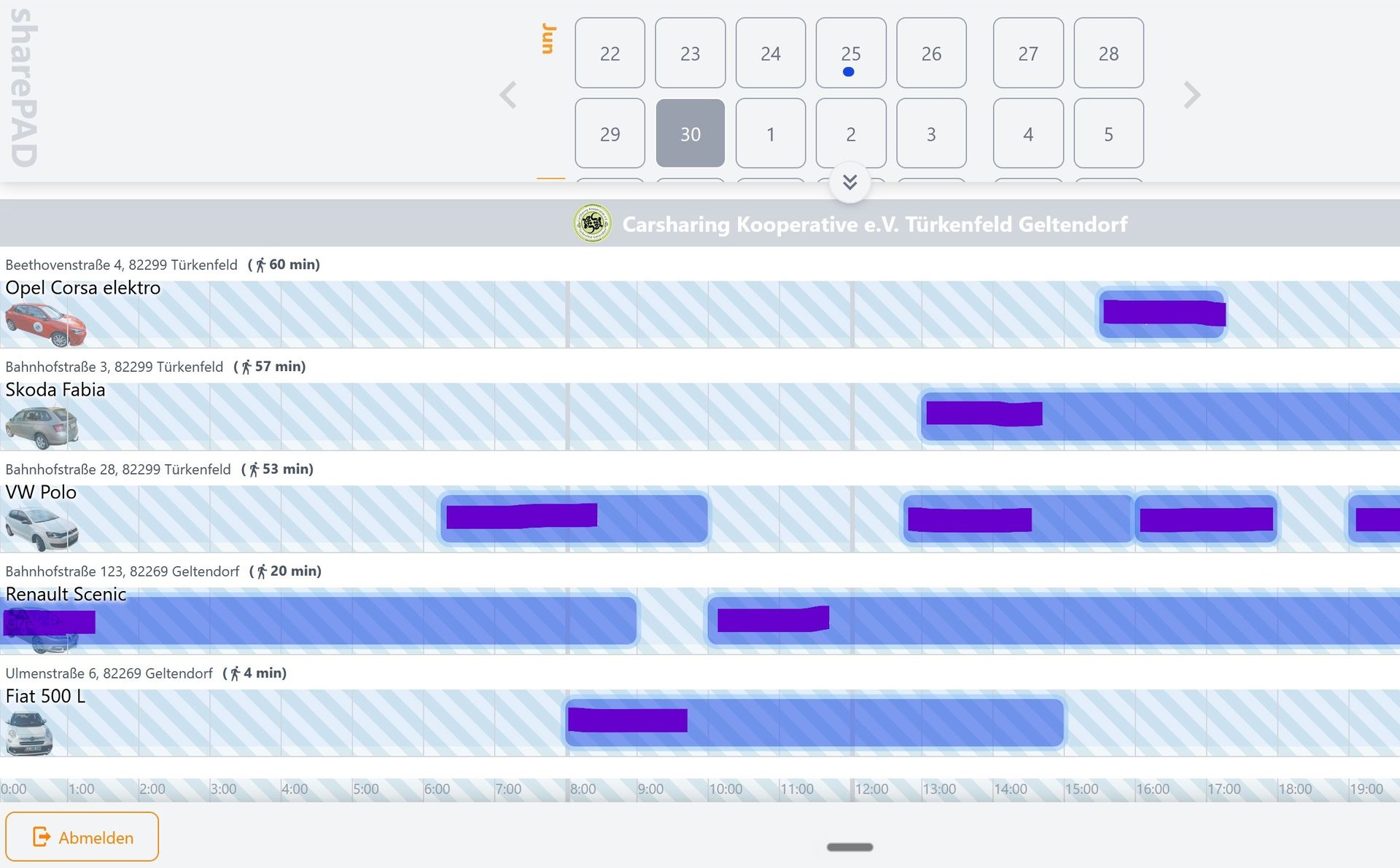 SharePad - Unsere neue Buchungsplattform