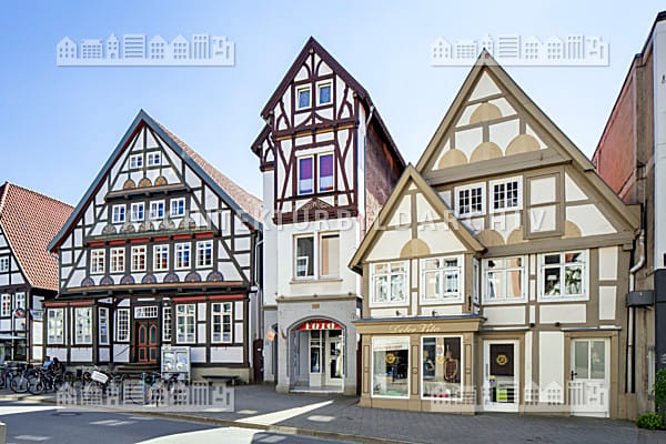 Historische Fachwerkbauten in Detmold